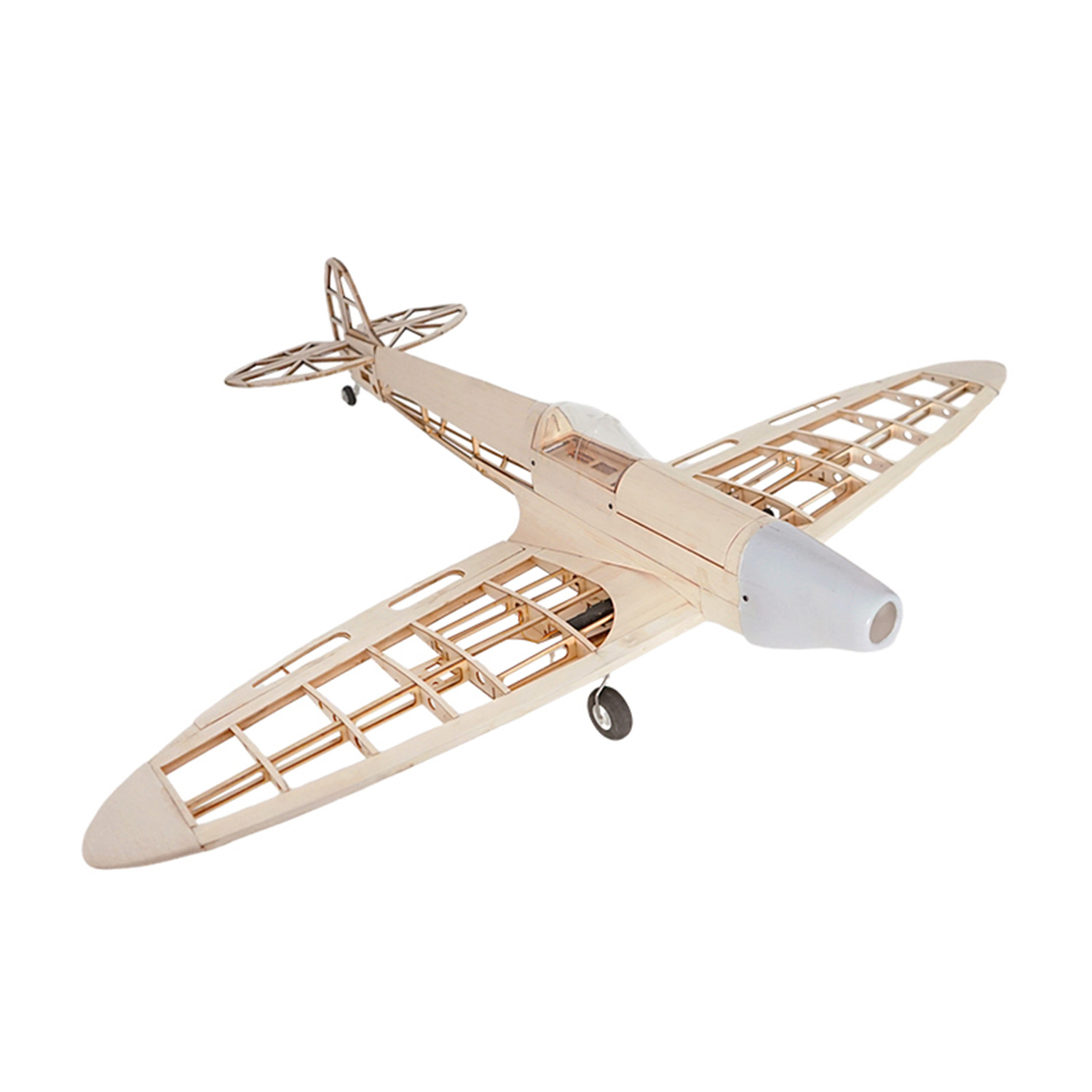 Model Kit Spitfire - RC Uçaklar Lazer Kesim Balsa Ahşap