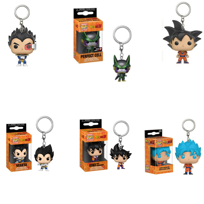 Model Kit Dragon - Funko Dragon Ball Goku Vegeta Anahtarlık