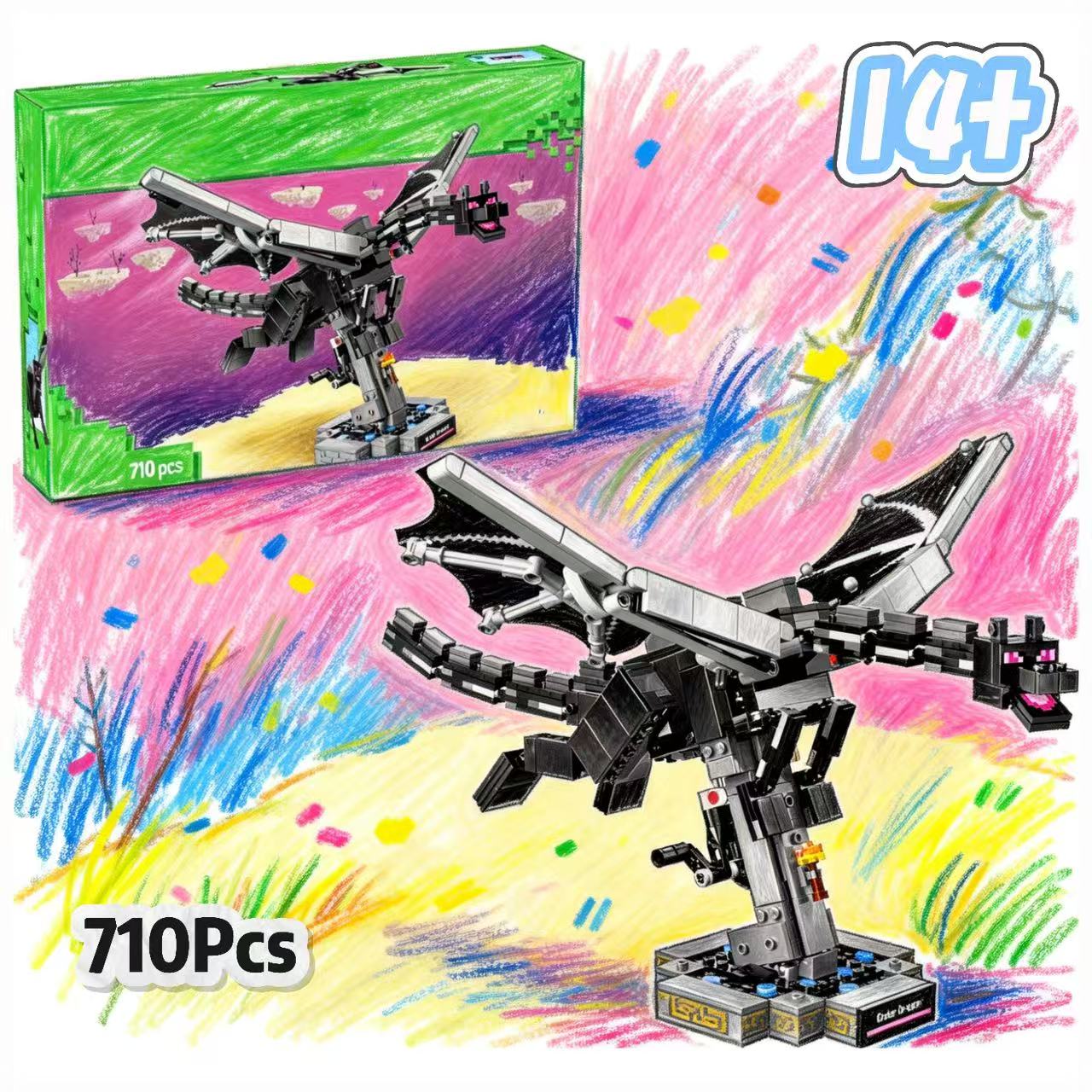 Model Kit Dragon - Yeni Sıcak Fırsat Stokta: Ender Dragon