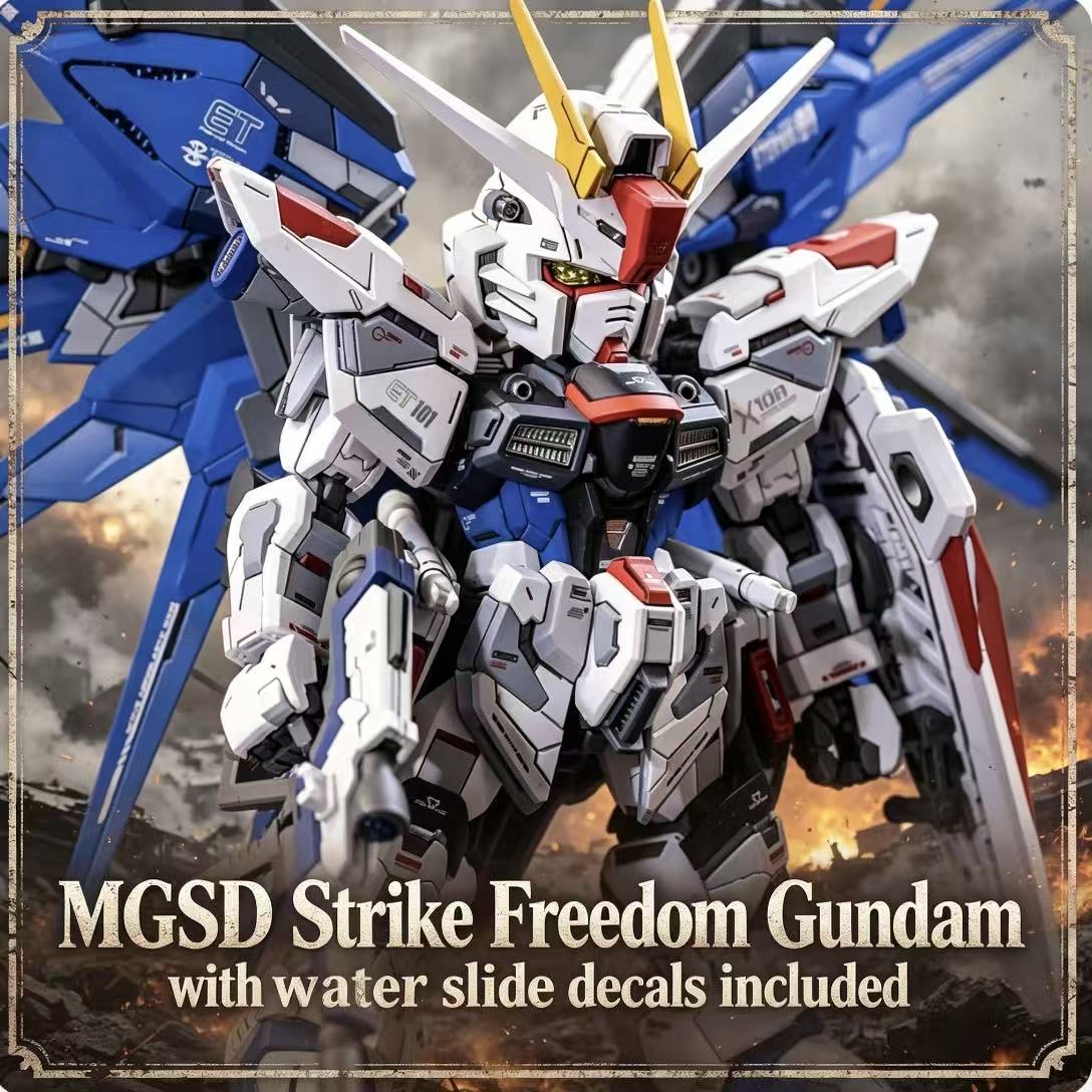 Model Kit Zeus - X10A GaogaoMGSD Q-versiyon Strike Freedom Gundam