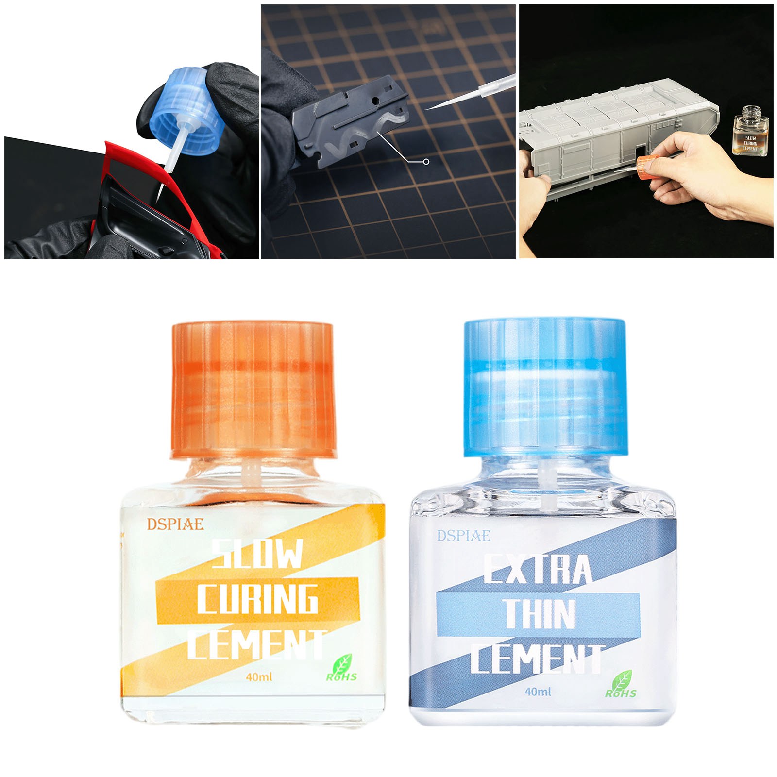Model Kit Glue - DSPIAE ETC-01 ETC-02 Çabuk kuruyan Ekstra