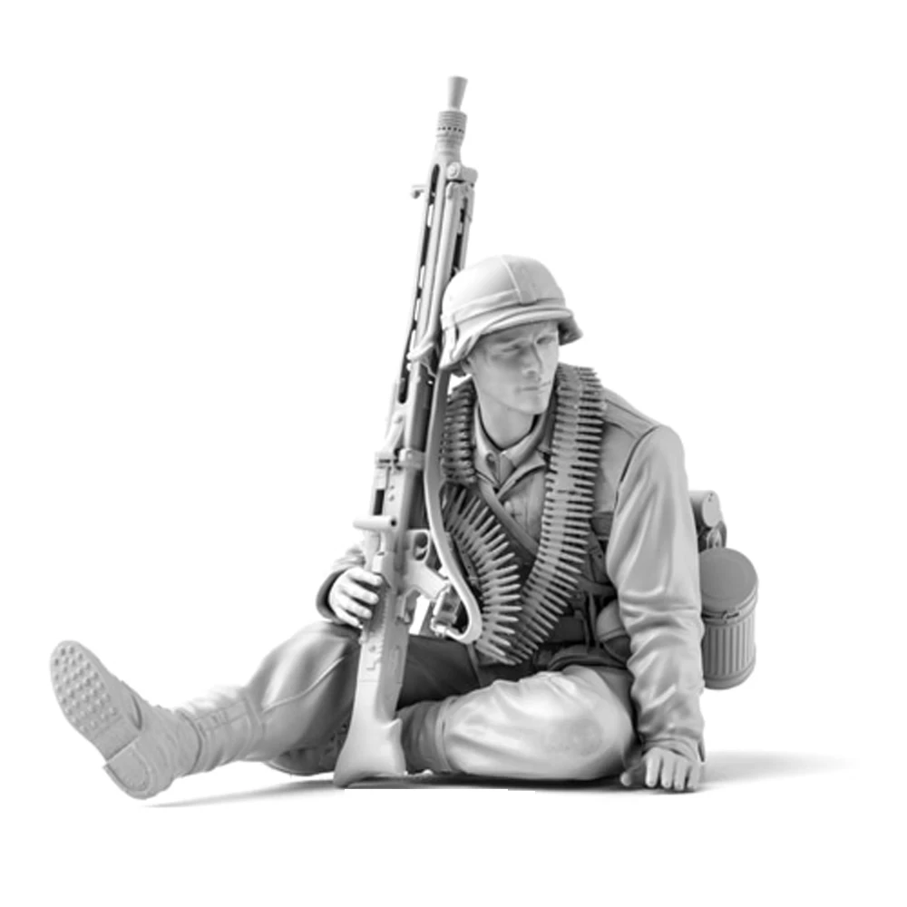 Model Kit Entry Grade - 1/16 Piyade MG42 Topçu, GM, Reçine