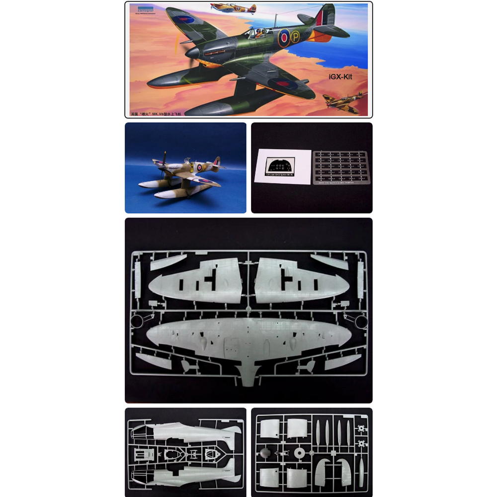Model Kit Spitfire - Trompetçi 02404 1/24 Ölçekli Supermarine Spitfire