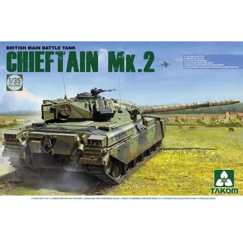 Model Kit Spitfire - TAKOM 2040 1/35 İngiliz Ana Muharebe