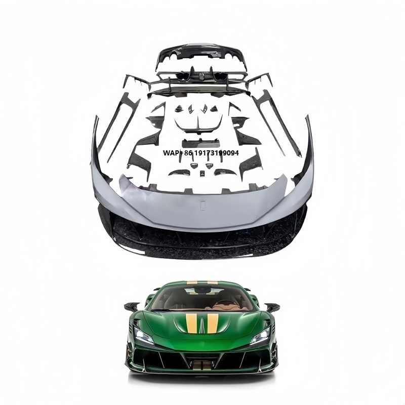 Model Kit Ferrari - Ferrari-F8'nin Maserati-MSY Model Karbon Fiber Büyük