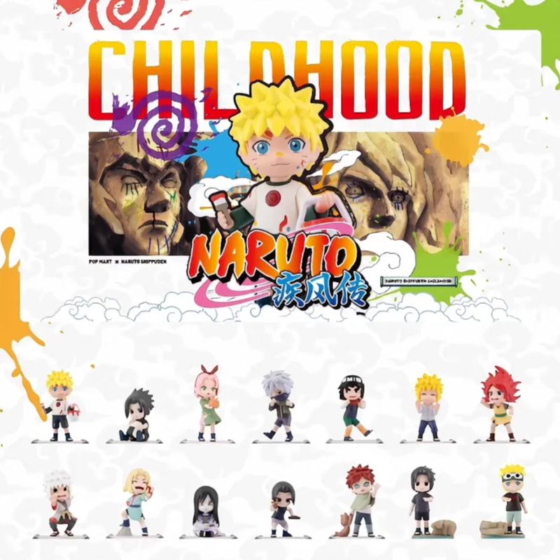 Model Kit Naruto - POP MART Naruto Shippuden Çocukluk Serisi