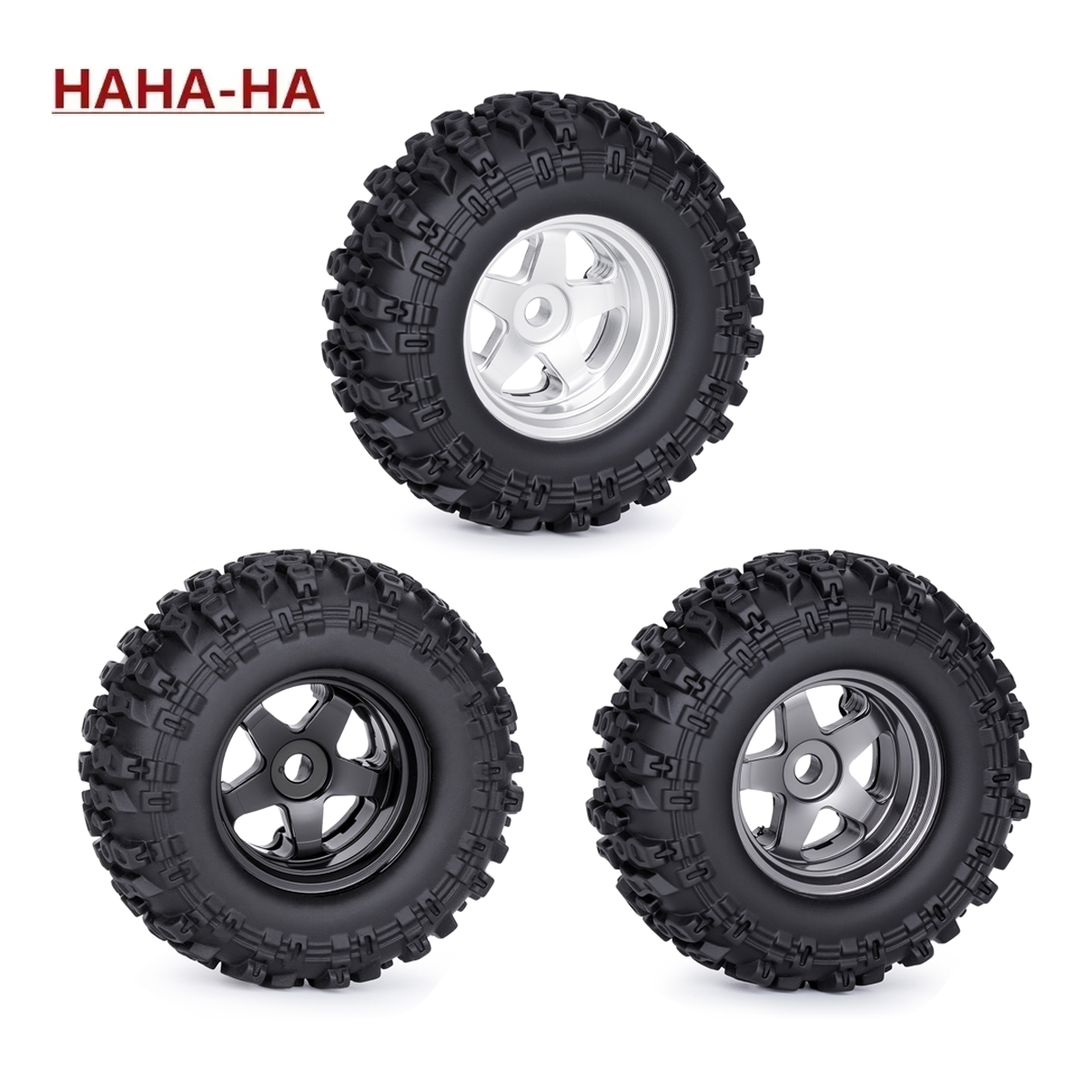 Model Kit Jeep - 0.7'' Alüminyum 5 Kollu Beadlock Jant