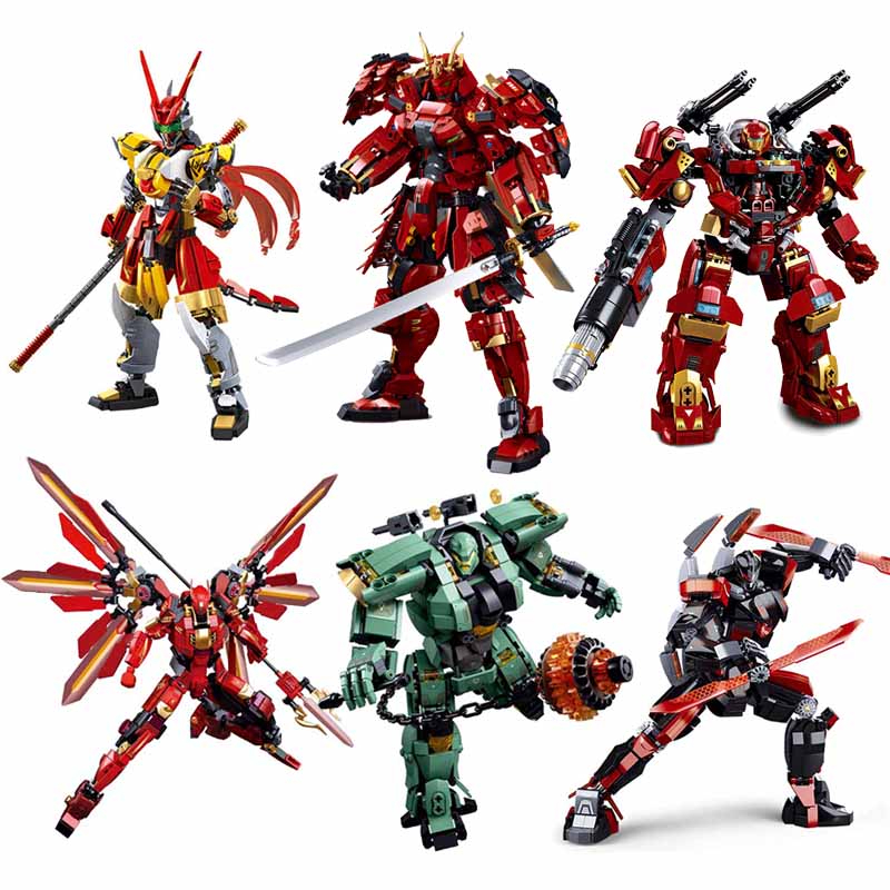Model Kit Armored Core - SLUBAN Yeni Zırhlı Samuray Mech Robot