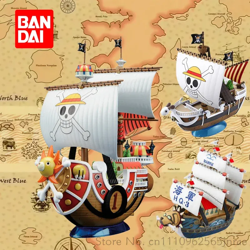 Model Kit One Piece Going Merry - Bandai Tek Parça Monte Edilmiş Korsan