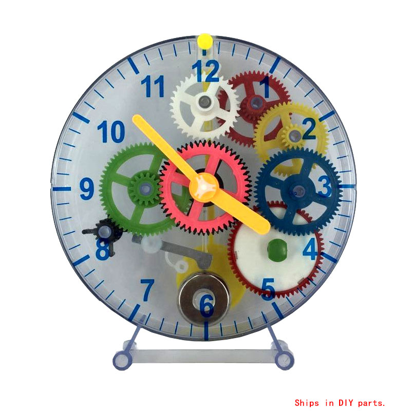 Model Kit Regus - DIY monte Clockwork saat modeli bulmaca