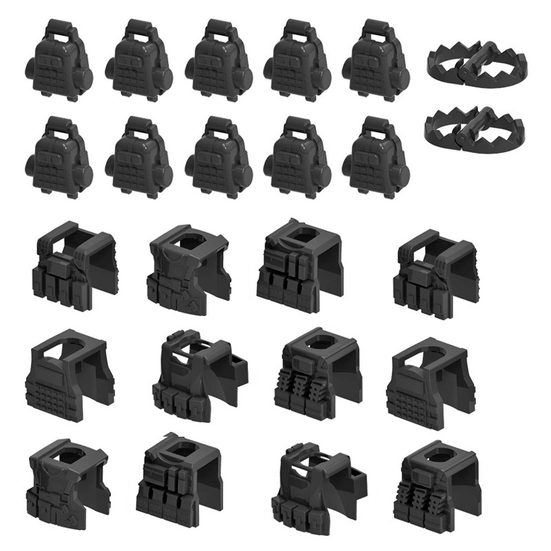 Model Kit Armored Core - MOC Askeri Zırh Taktik Yelek Sest
