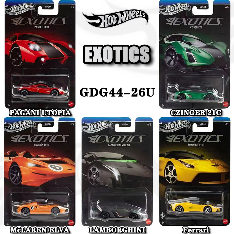 Model Kit Ferrari - Hot Wheels 1:64 Ölçekli Pres Döküm