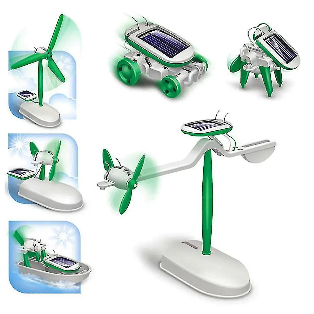 6-In-1 güneş enerjisi Robot ki - Model Kit U Boat incelemesi ve fiyatı