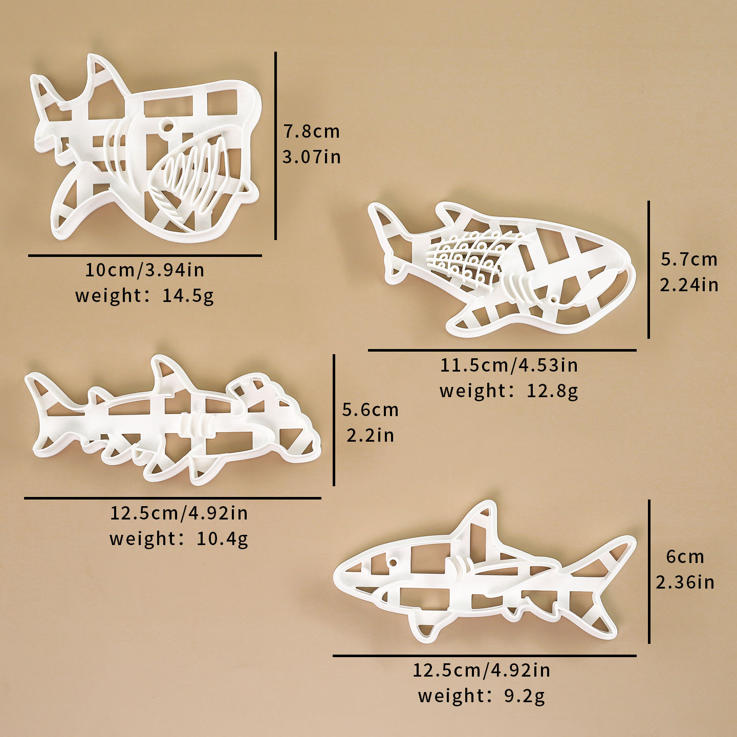 1 Adet/4 Adet Köpekbalığı Kura - Model Kit Tank incelemesi ve fiyatı