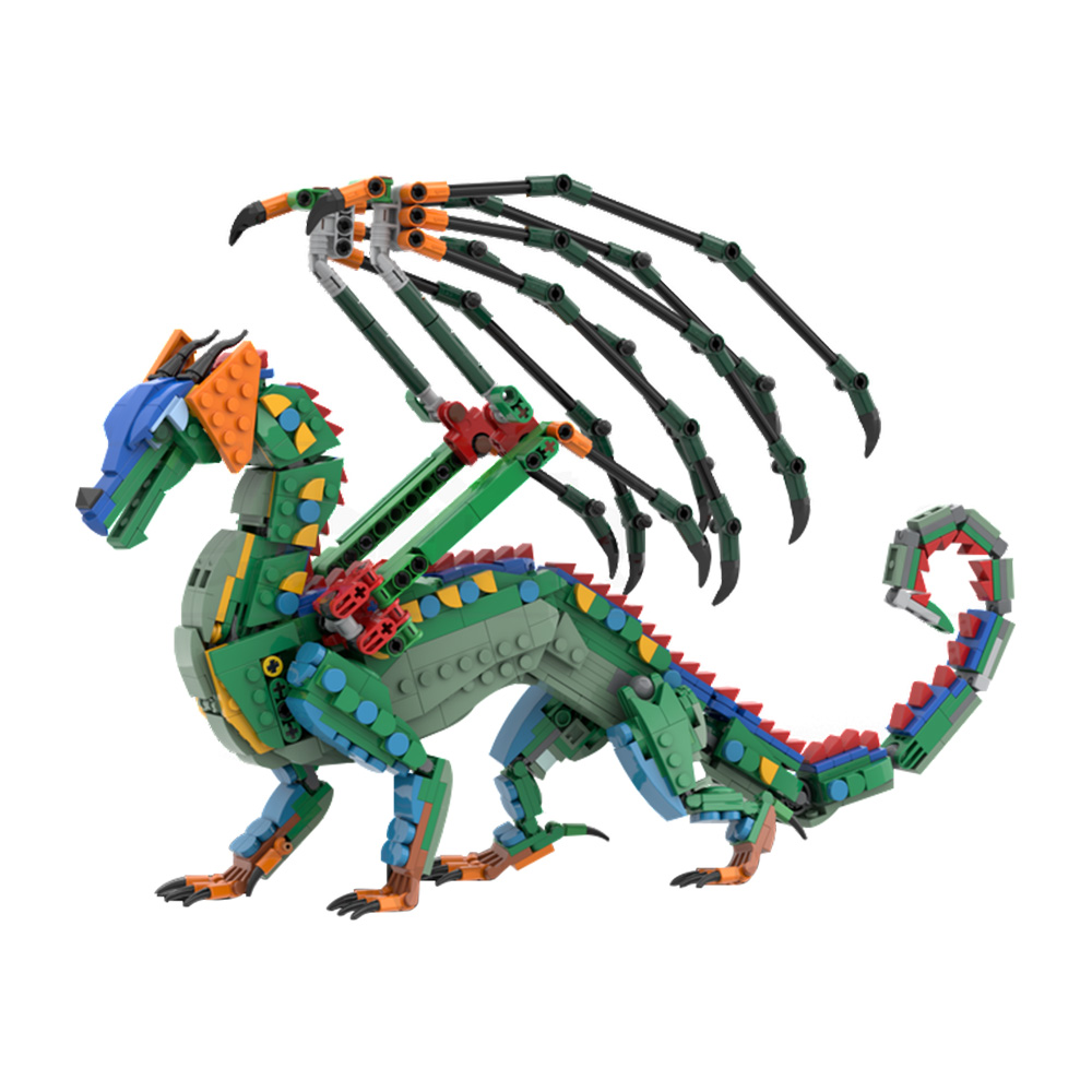 MOC RainWing Yapı Taşları Mode - Model Kit Dragon incelemesi ve fiyatı