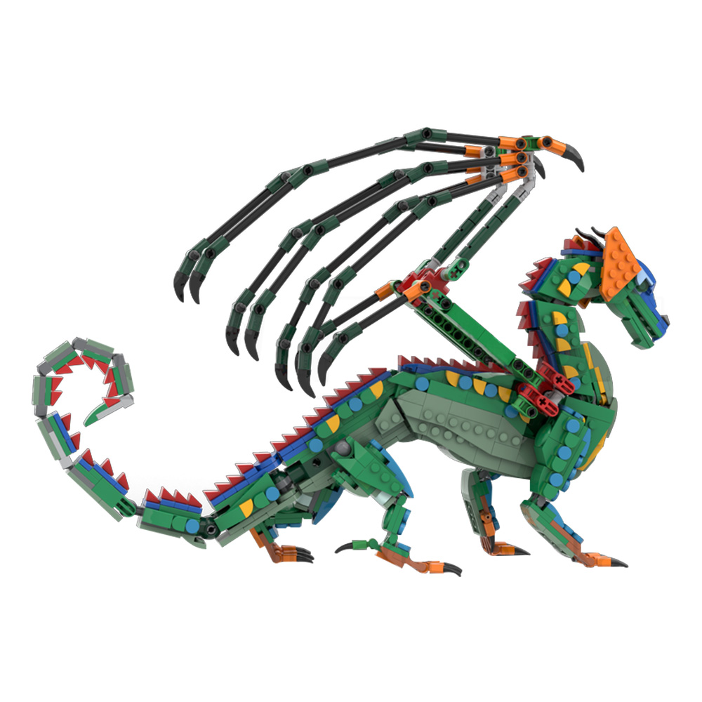 MOC RainWing Yapı Taşları Mode - Model Kit Dragon incelemesi ve fiyatı