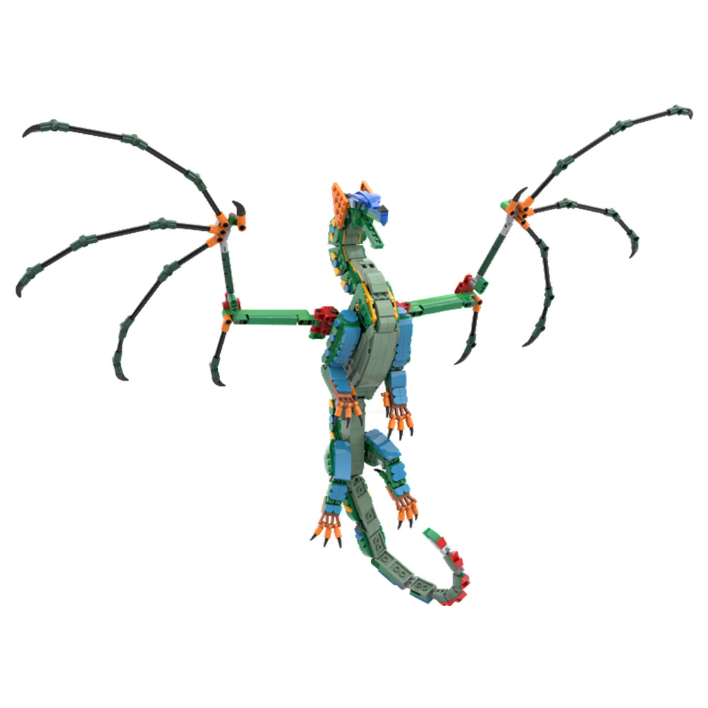 MOC RainWing Yapı Taşları Mode - Model Kit Dragon incelemesi ve fiyatı