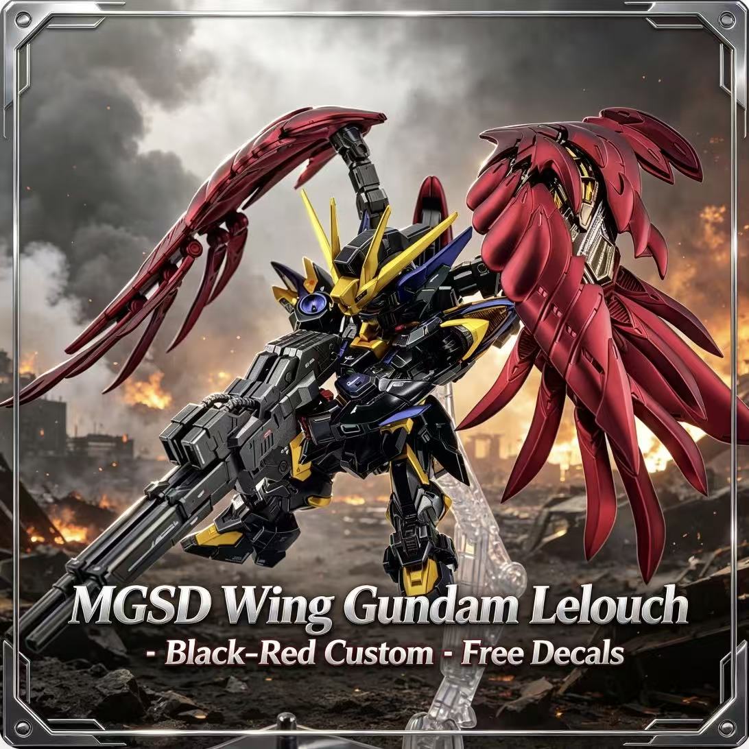 MGSD Wing Lelouch Renk Düzeni  - Model Kit Zeus incelemesi ve fiyatı