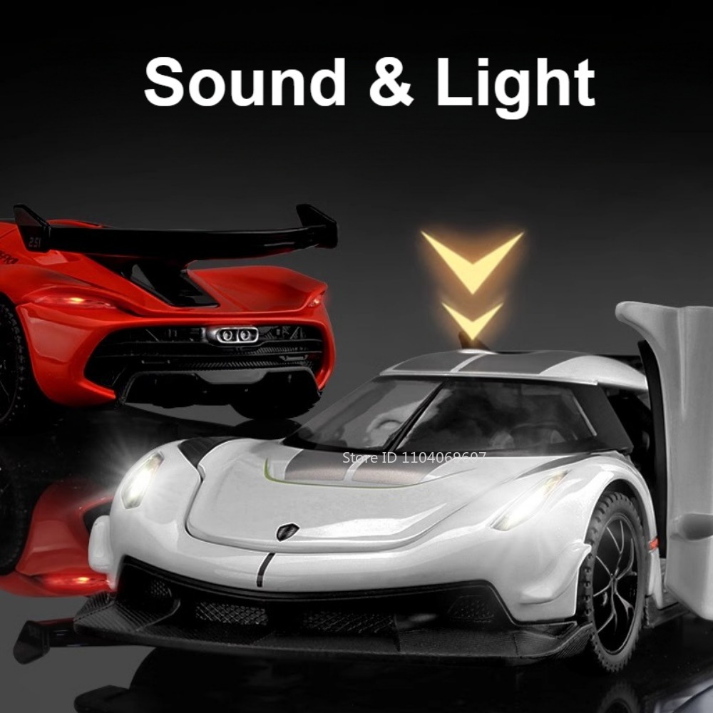 Ölçekli 1:32 KNSG Jesko Araba  - Model Kit Ferrari incelemesi ve fiyatı