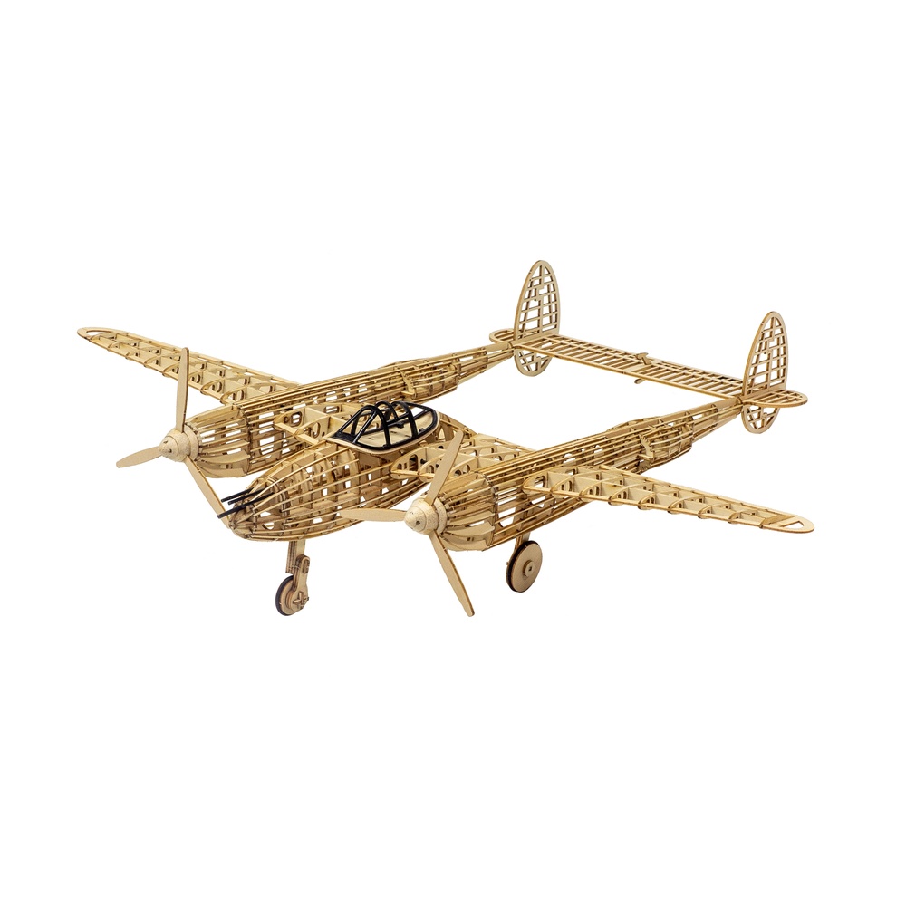 P-38 Lightning Balsa Ahşap Uça - Model Kit Spitfire incelemesi ve fiyatı