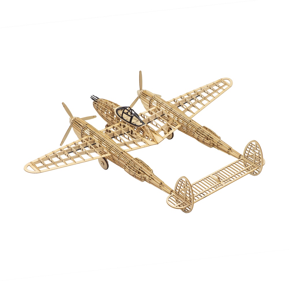 P-38 Lightning Balsa Ahşap Uça - Model Kit Spitfire incelemesi ve fiyatı