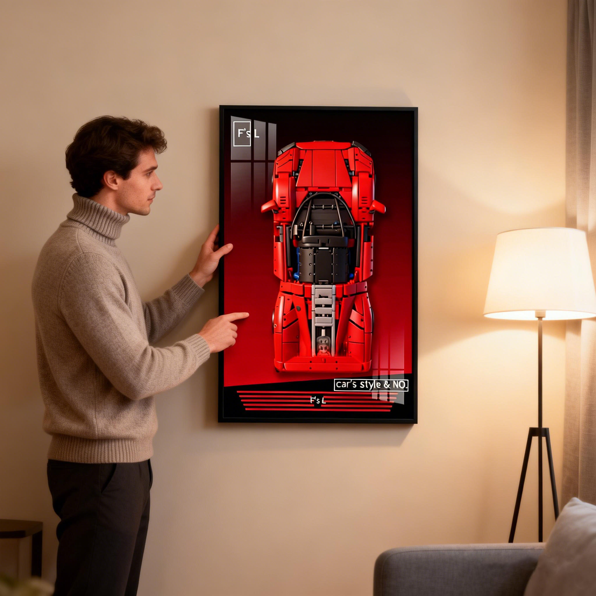 YENİ Fotoğraf Çerçevesi Sergil - Model Kit Ferrari incelemesi ve fiyatı