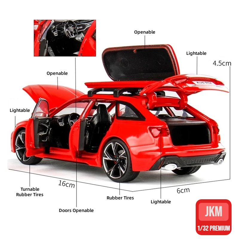 1/32 Audi RS6 Minyatür Döküm O - Model Kit Ferrari incelemesi ve fiyatı