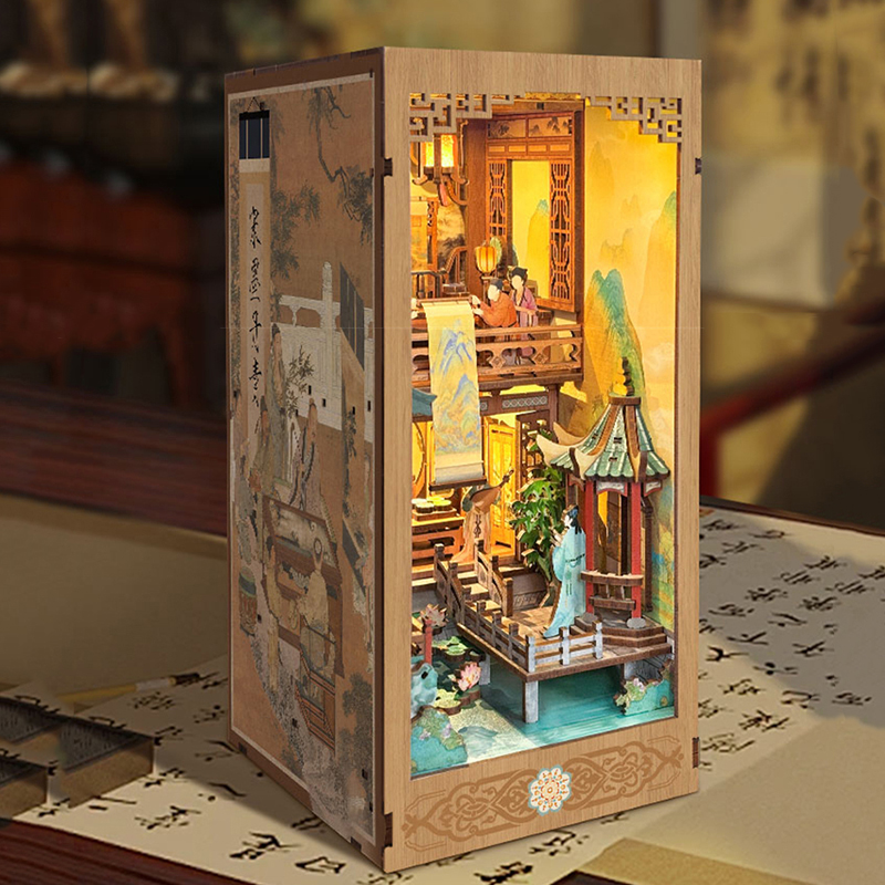 DIY Ahşap Kitap Köşesi Raf Ekl - Model Kit Glue incelemesi ve fiyatı