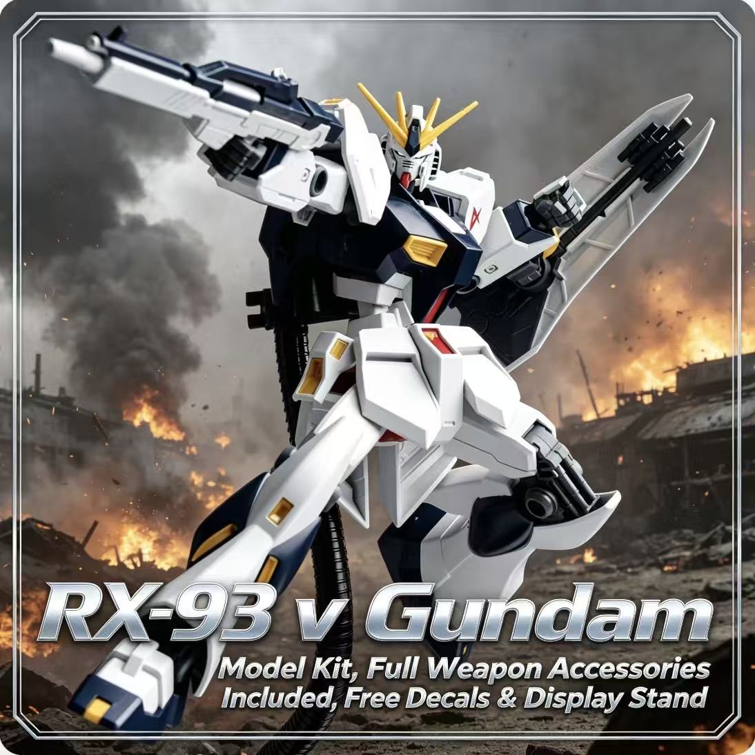 93HG 1/144 ENTRY GRADE RX-93 V - Model Kit Entry Grade incelemesi ve fiyatı