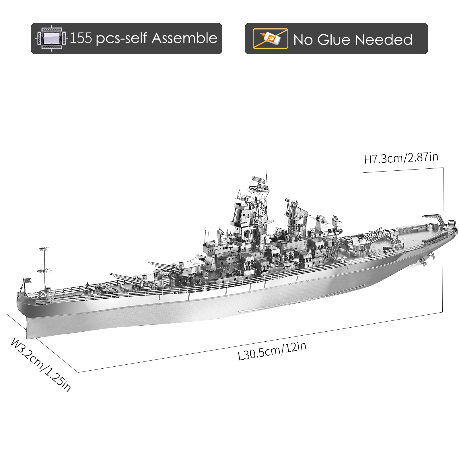 Piececool 3D Model Kitleri Met - Model Kit Uss Missouri incelemesi ve fiyatı