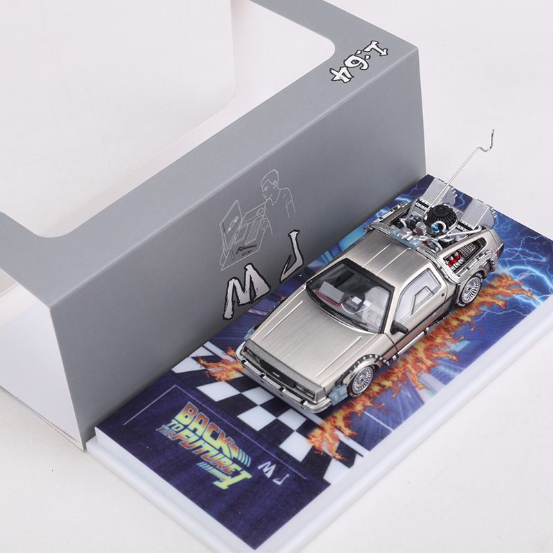 MJ 1:64 DeLorean DMC I II III  - Model Kit Ferrari incelemesi ve fiyatı