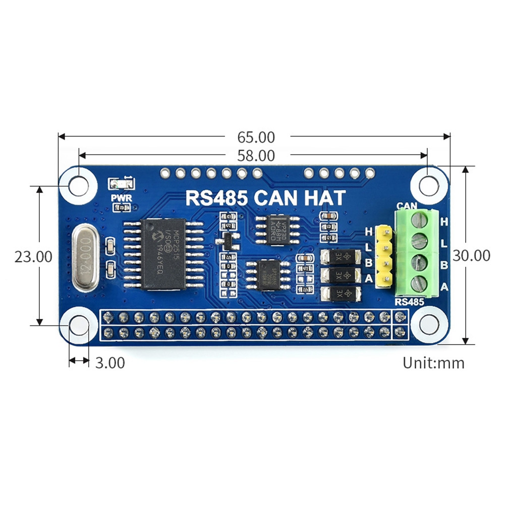 ABFKL Waveshare MCP2515 RS485  - Model Kit Zero incelemesi ve fiyatı